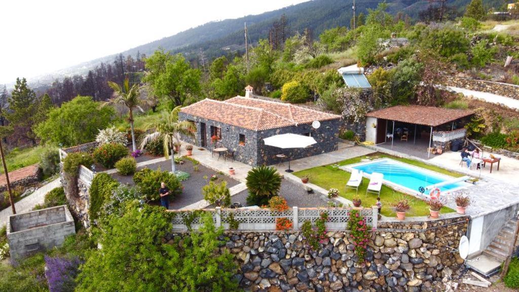 Climatized Pool Free Wifi Casa Rural Las Pareditas Tijarafe Eksteriør bilde