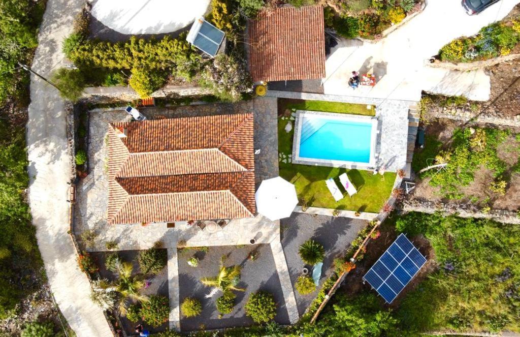 Climatized Pool Free Wifi Casa Rural Las Pareditas Tijarafe Eksteriør bilde