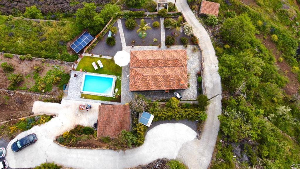 Climatized Pool Free Wifi Casa Rural Las Pareditas Tijarafe Eksteriør bilde