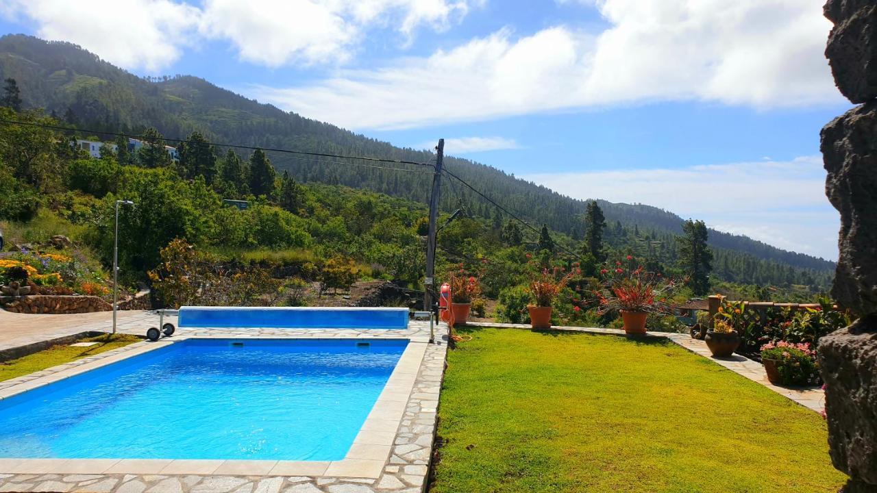 Climatized Pool Free Wifi Casa Rural Las Pareditas Tijarafe Eksteriør bilde